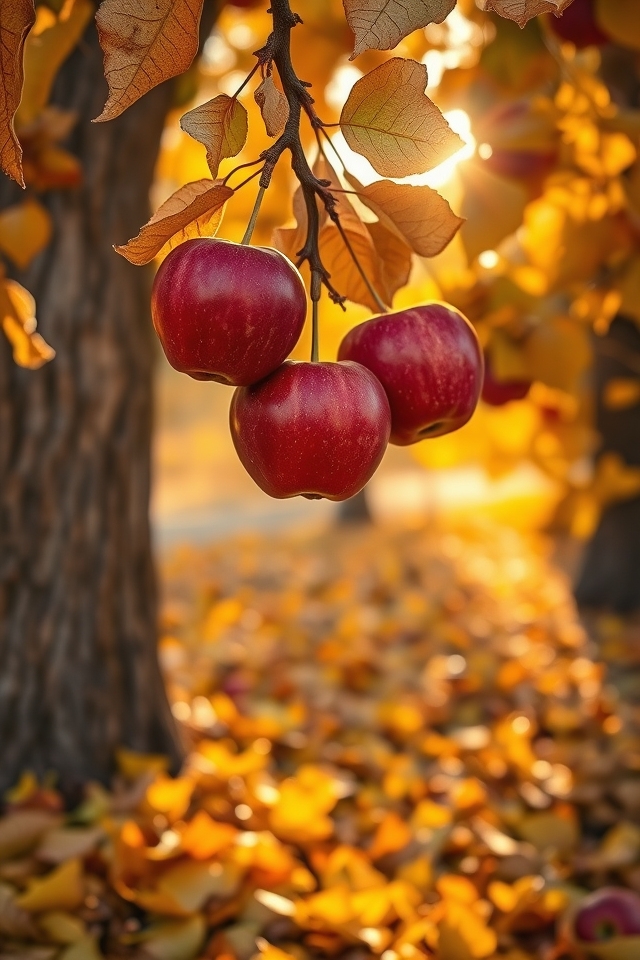 autumn warmth through color