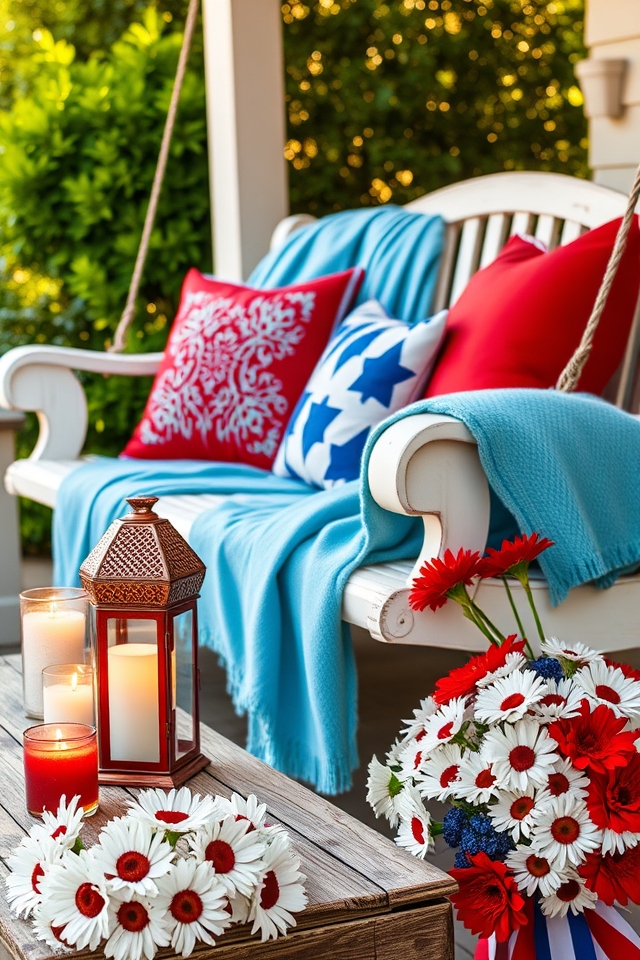 bold red calming blue