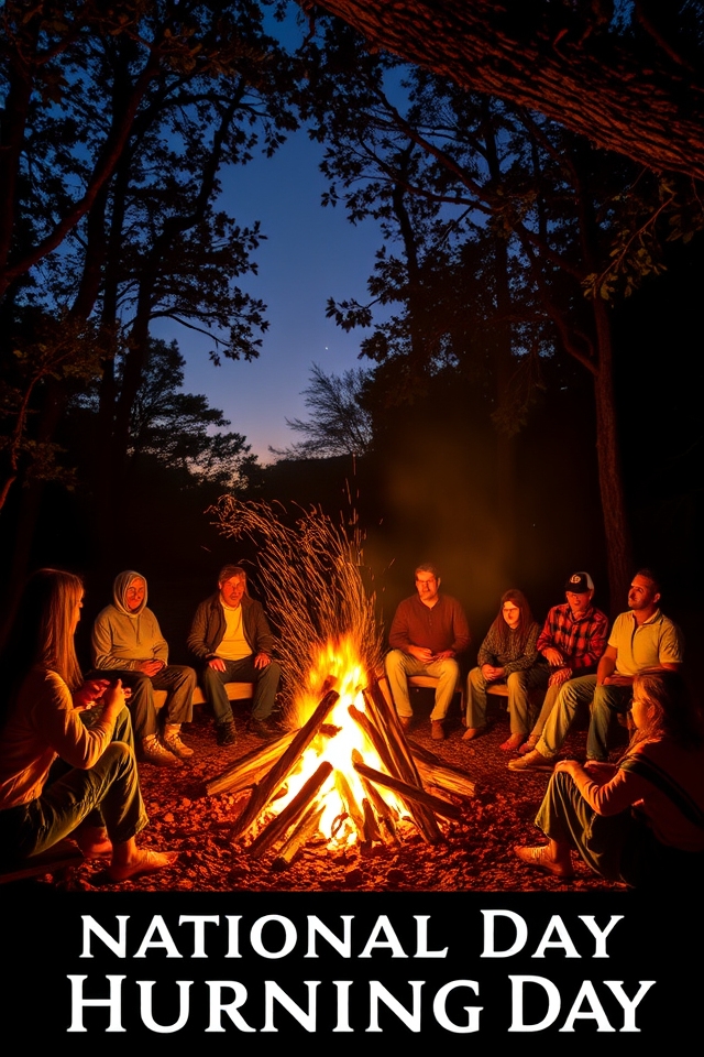 bonfire storytelling and music
