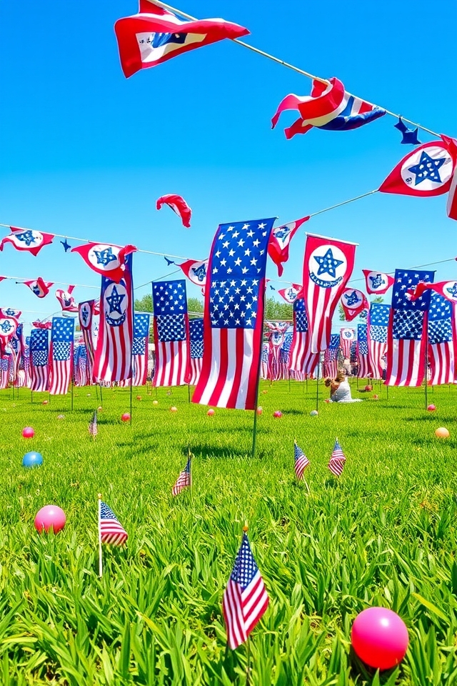 celebrate democracy with banners