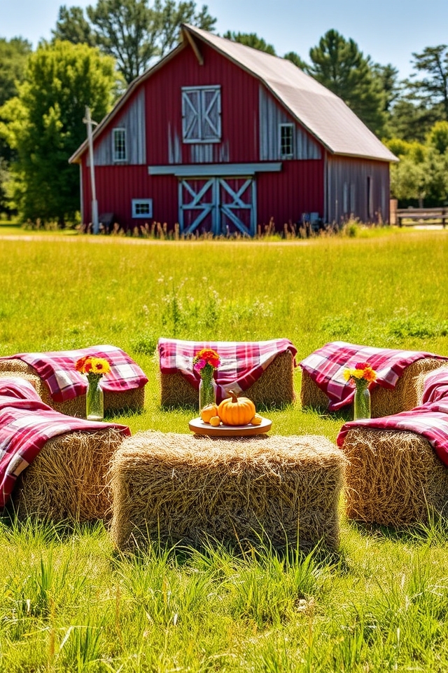 charming rustic seating options