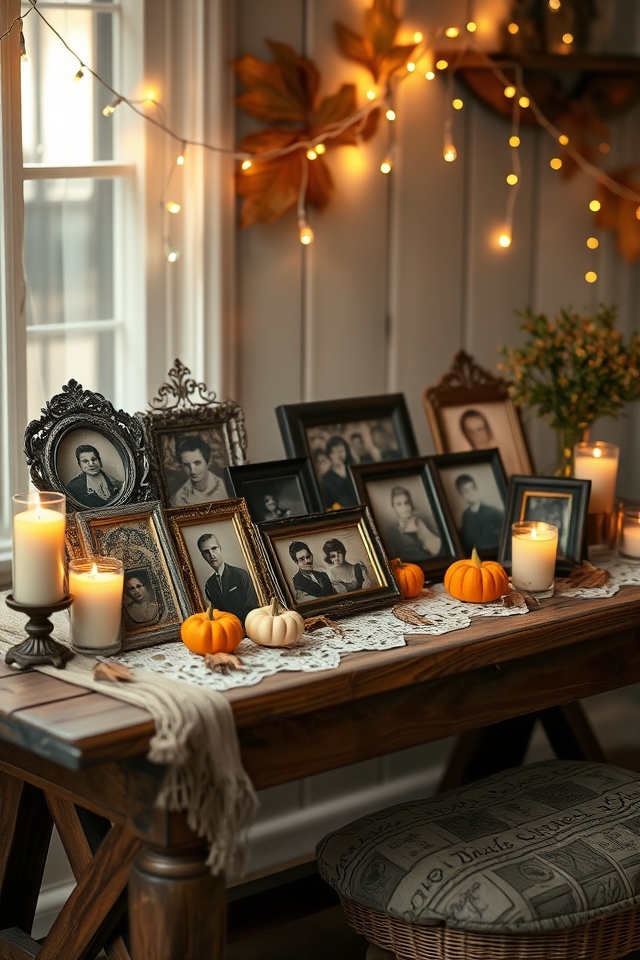 cherished vintage photo display