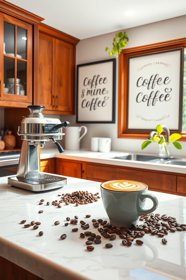coffee themed kitchen decor
