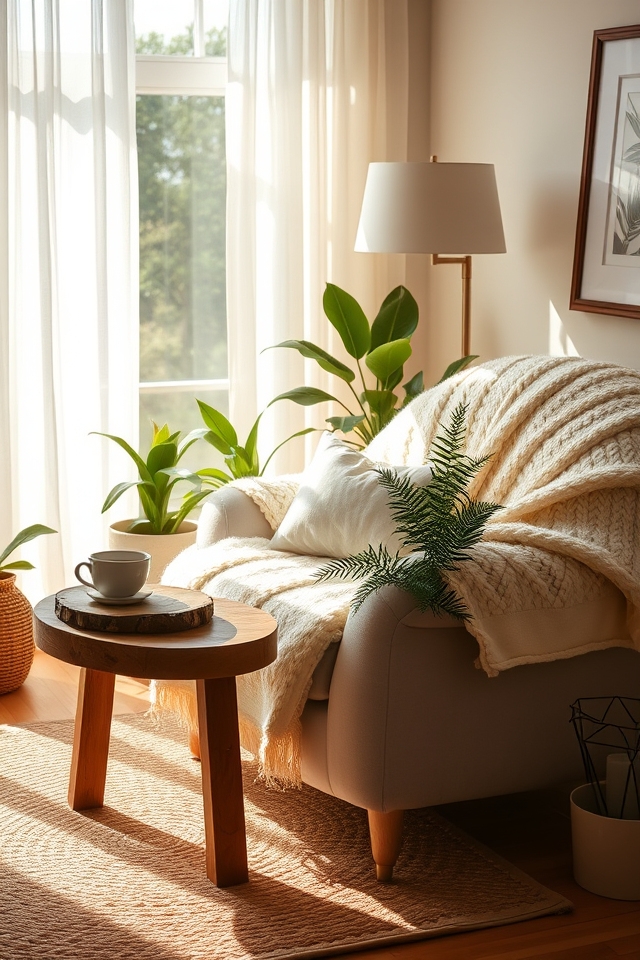 comfortable and calming space