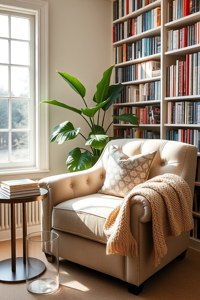 comfortable chair with storage