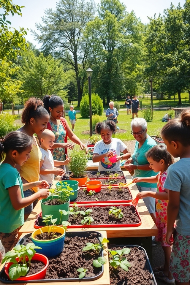 community gardening skills exchange