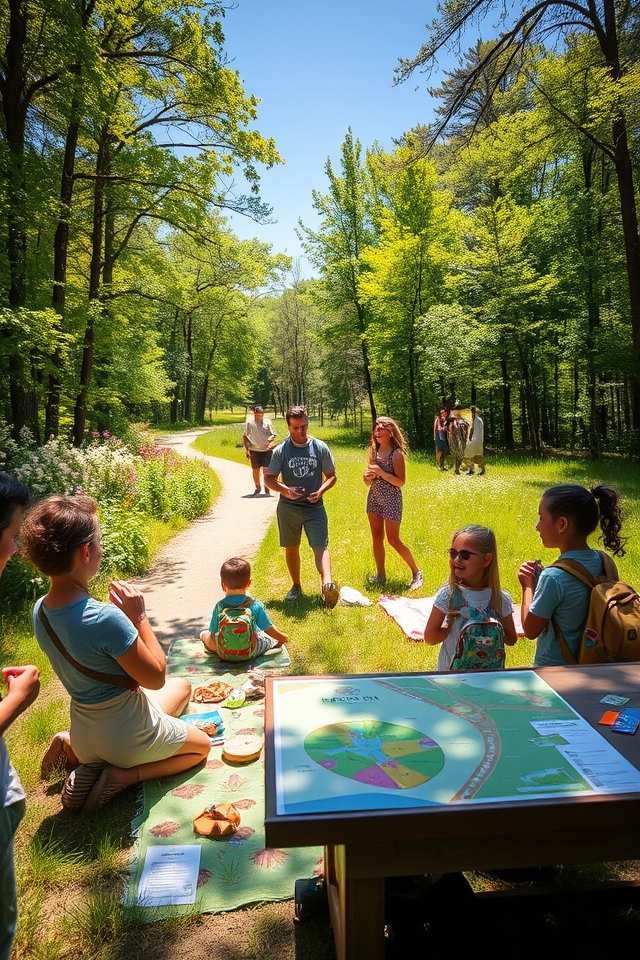 community nature walk picnic