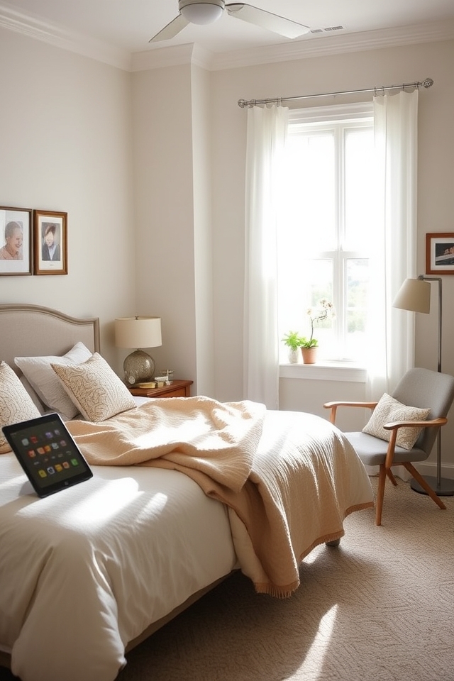 convenient smart bedroom technology