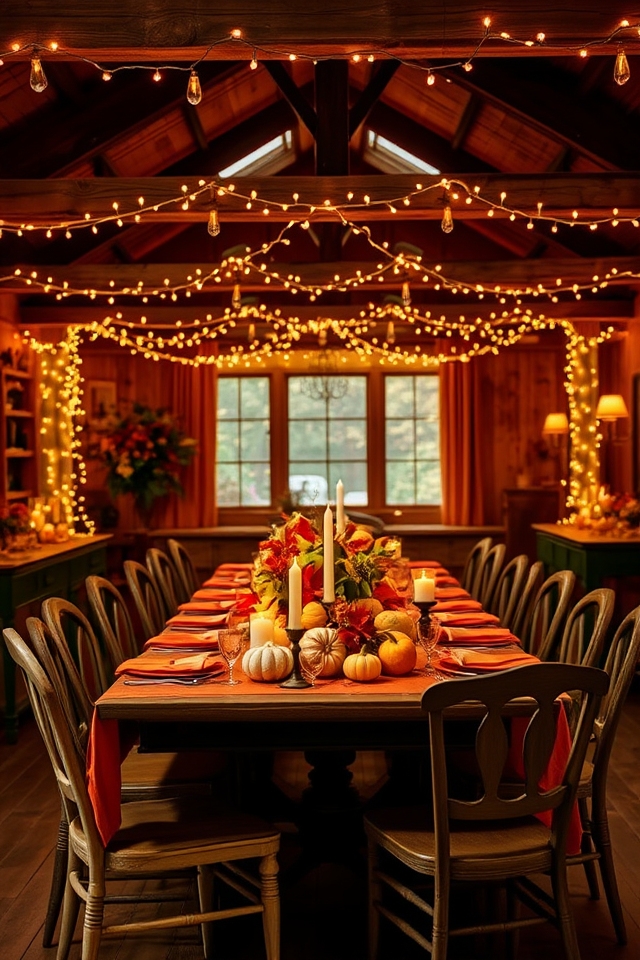 cozy ambient autumn lighting