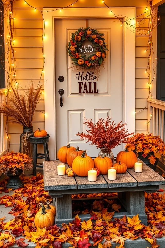 cozy autumn ambiance lights