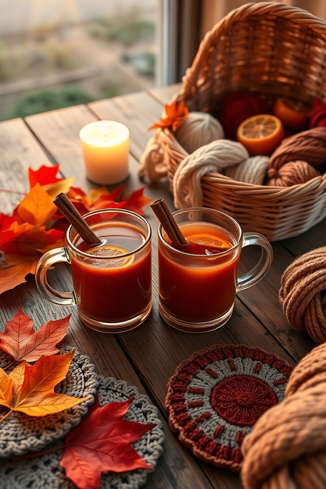 cozy fall crafting projects