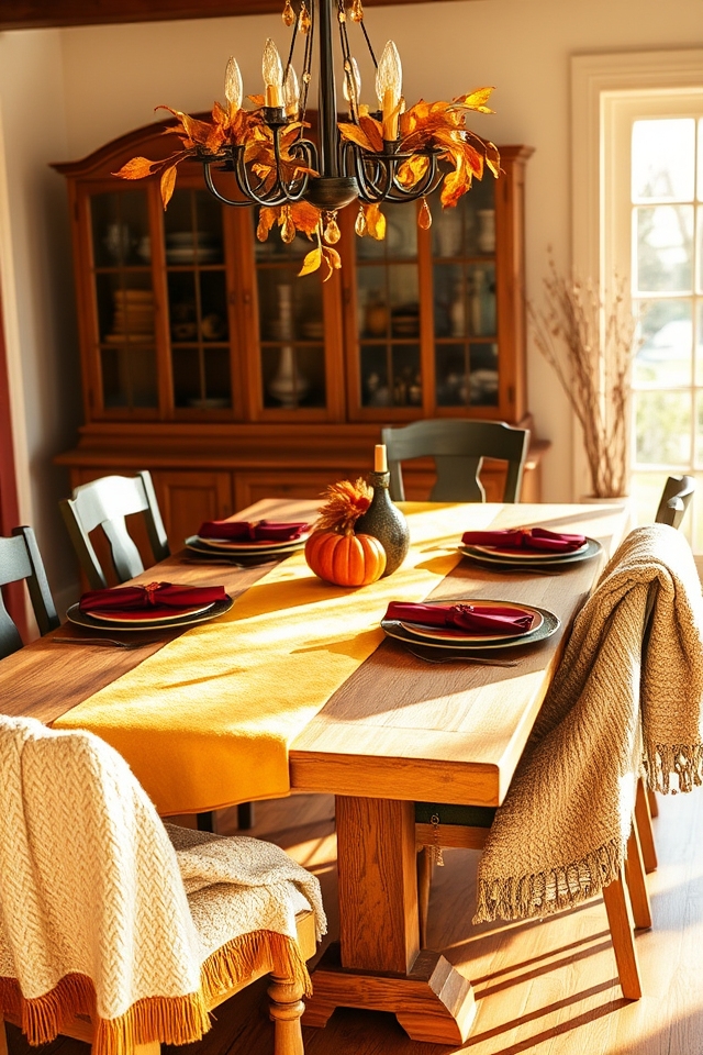 cozy farmhouse dining ambiance