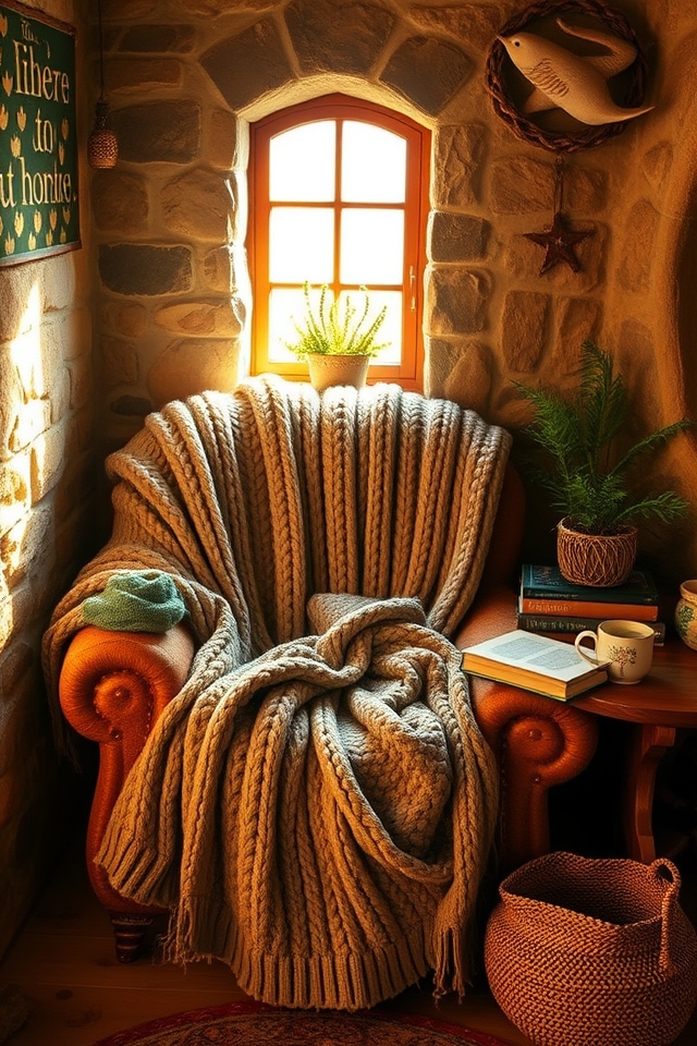 cozy nook for reading