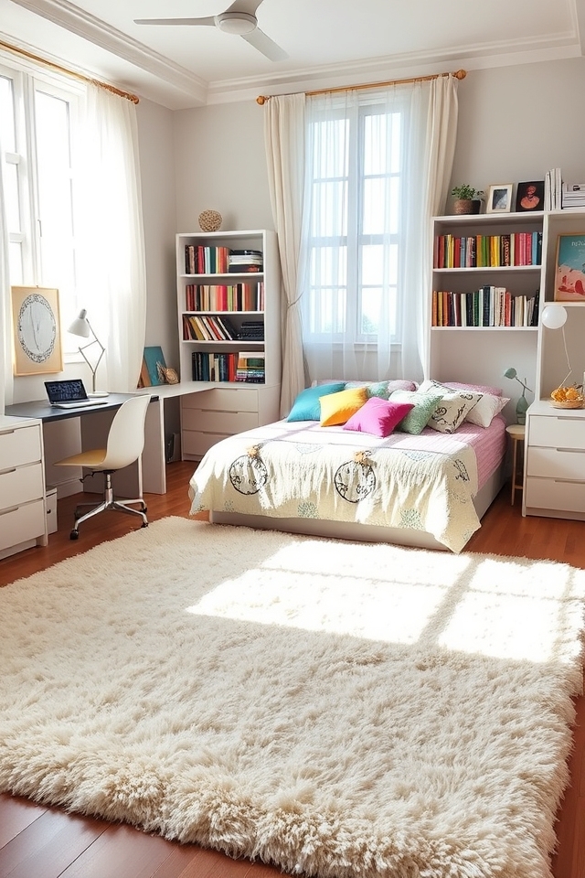 cozy stylish plush rug
