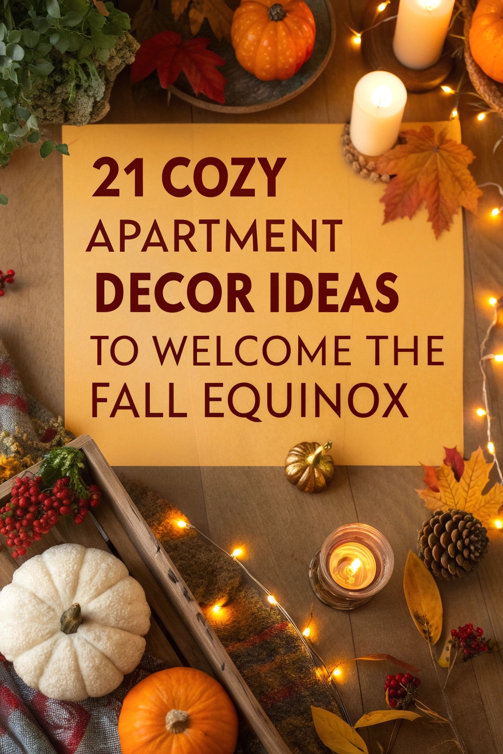 21 Cozy Apartment Decor Ideas to Welcome the Fall Equinox