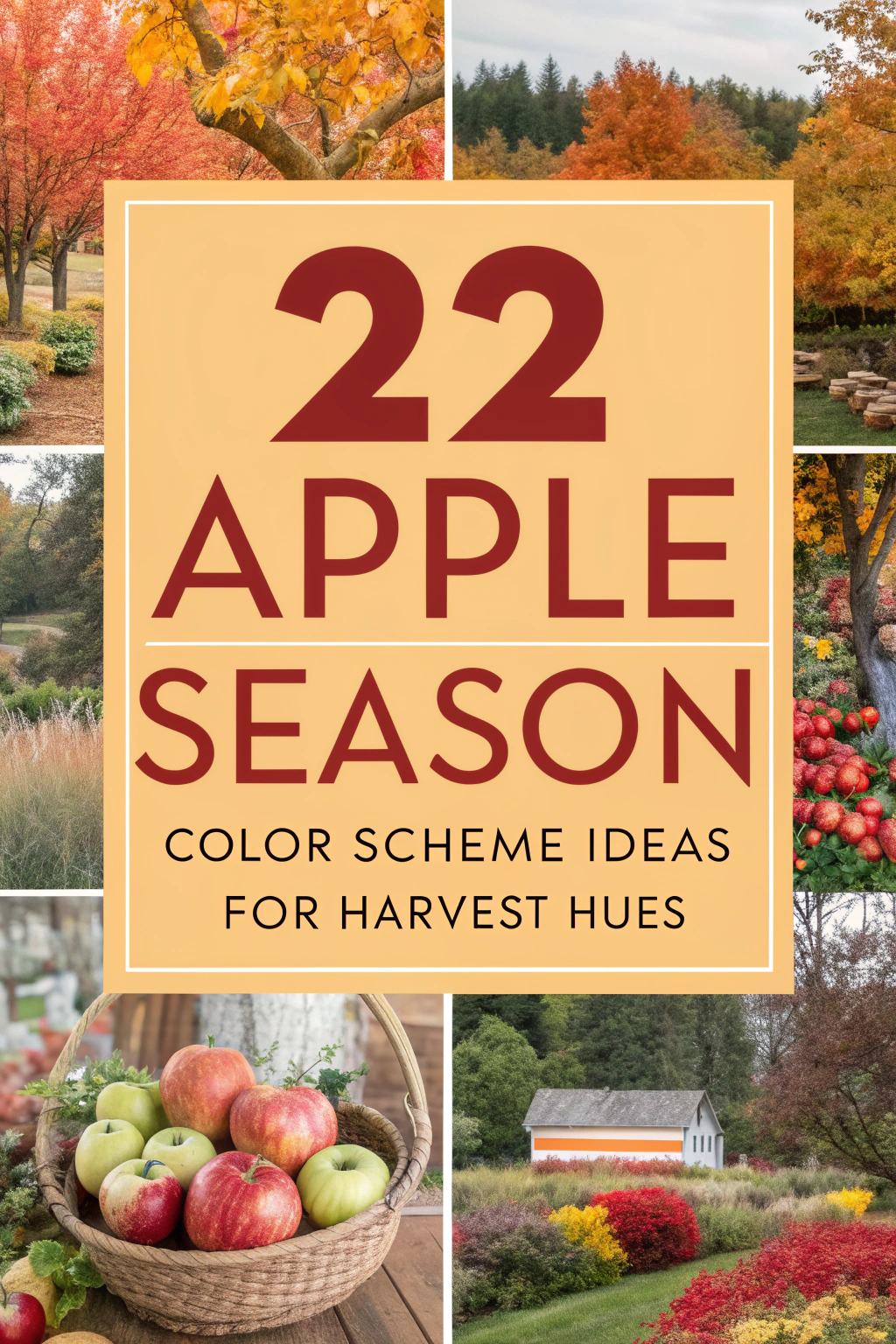 22 Apple Season Color Scheme Ideas for Harvest Hues