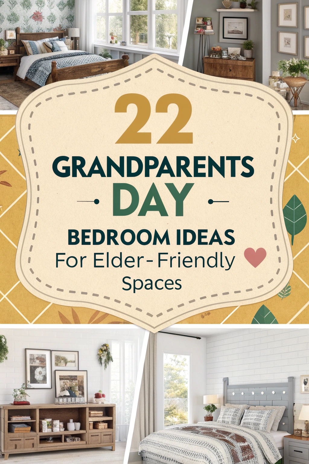 22 Grandparents Day Bedroom Ideas for Elder-Friendly Spaces