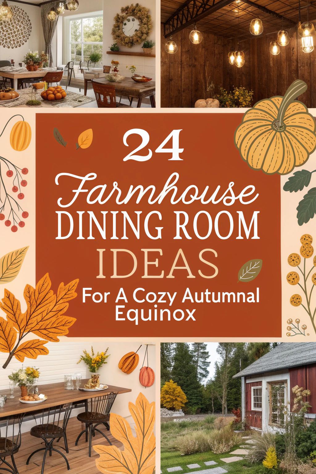 24 Farmhouse Dining Room Ideas for a Cozy Autumnal Equinox