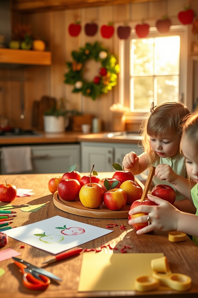 creative apple crafting activities