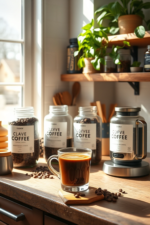 creative custom coffee labels