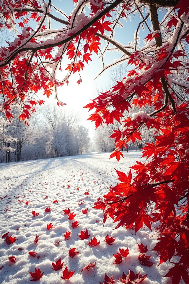 crisp autumn color combination