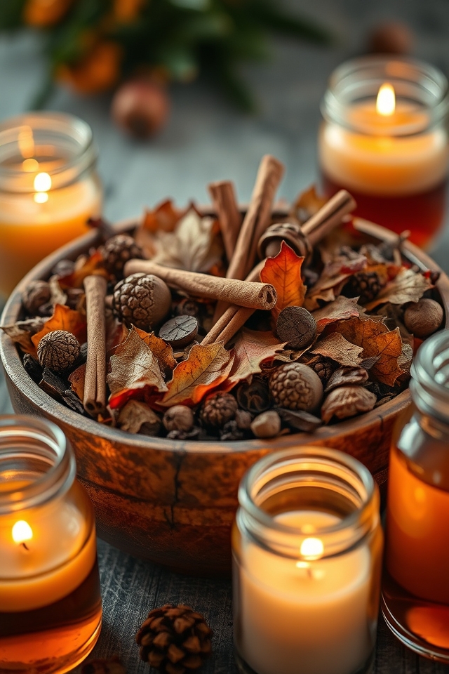 earthy autumn potpourri blend