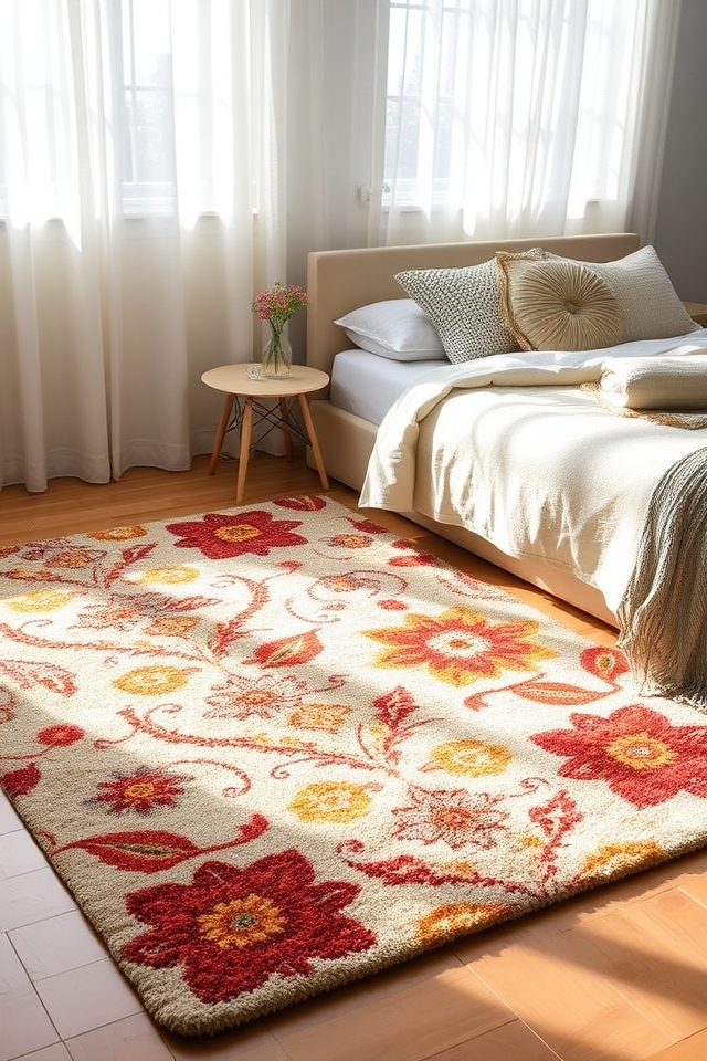 elevate bedroom with rugs