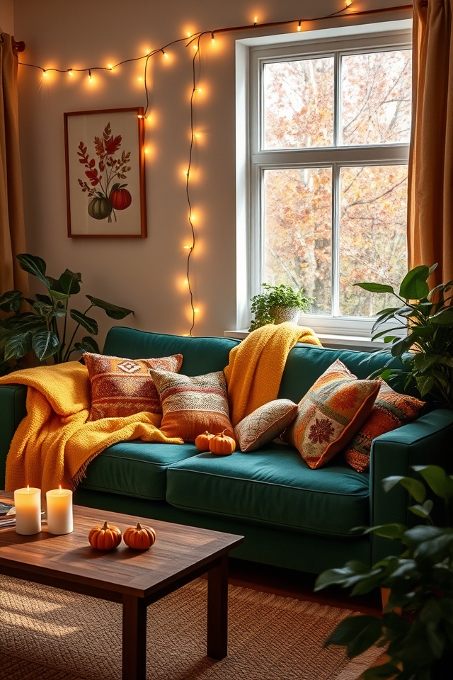 enchanting autumn fairy lights