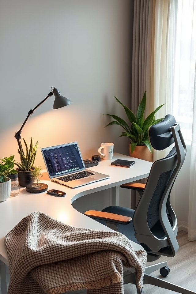 enhanced focus with task lighting