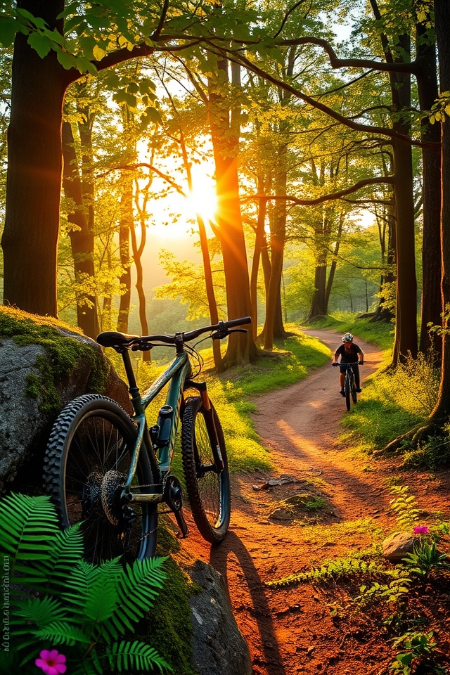 exhilarating nature bike trails