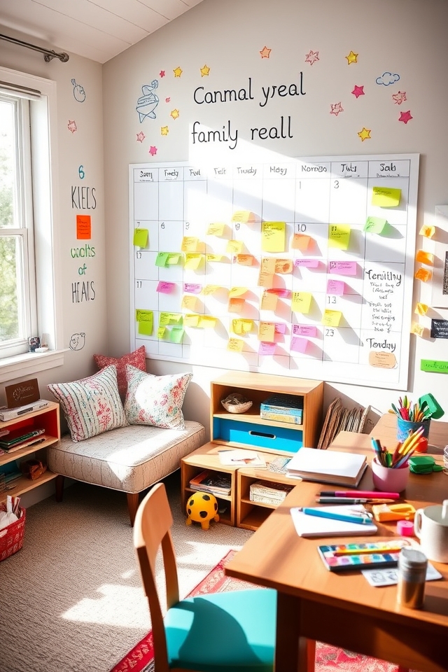 family calendar organization project