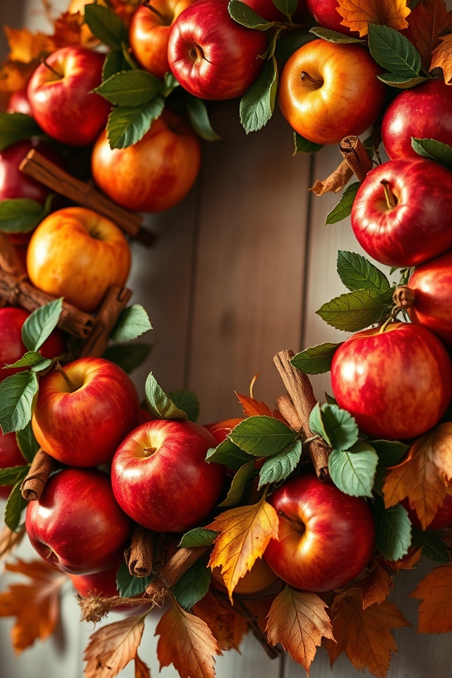 festive autumn apple decoration