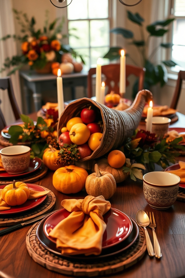 harvest season dining decor