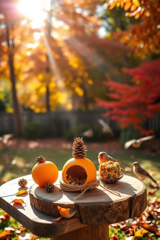 homemade feeders for birds