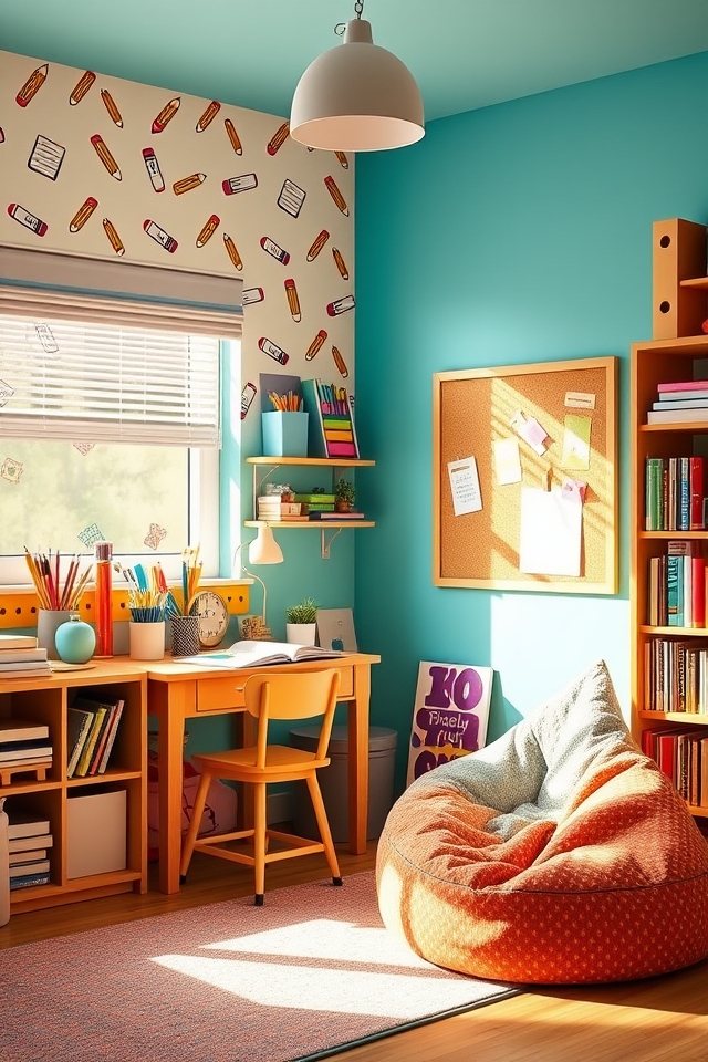 imagination focused themed decor