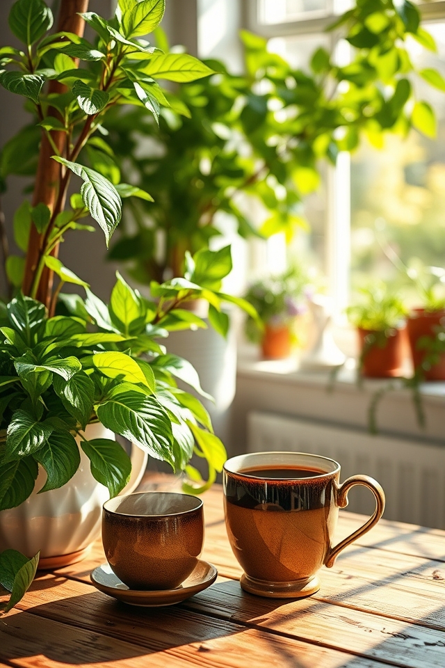 indoor plants enhance kitchens