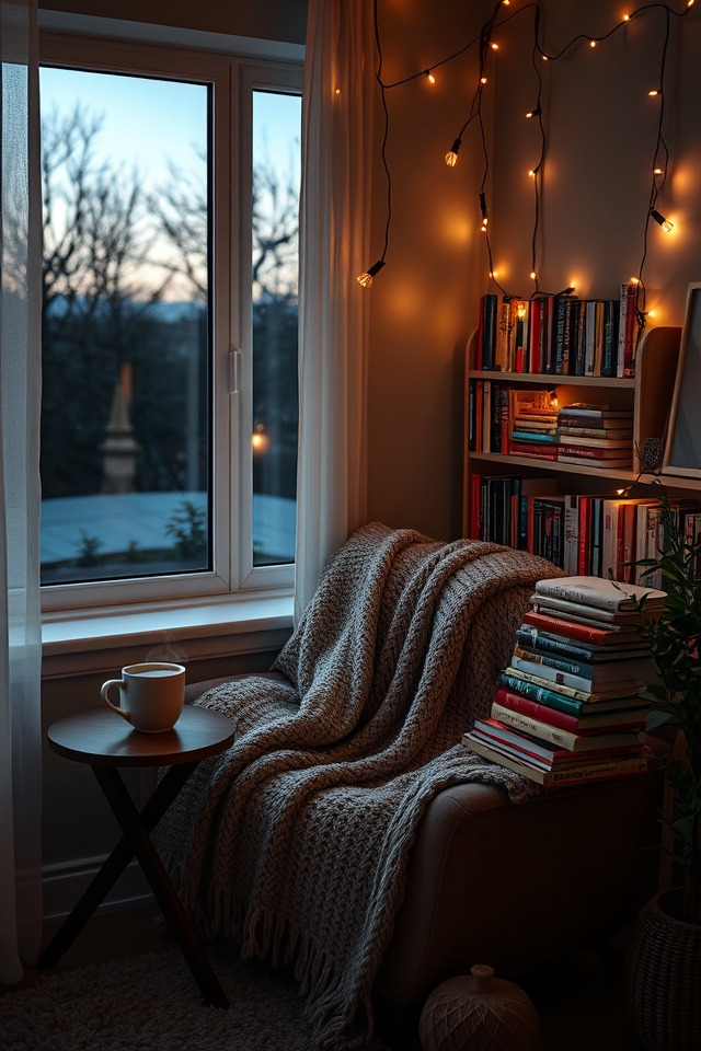 magical cozy reading nook