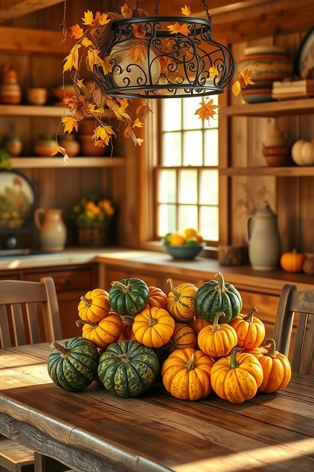 nature inspired rustic kitchen art