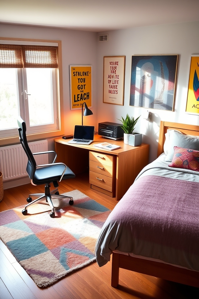 organized ergonomic spacious bright