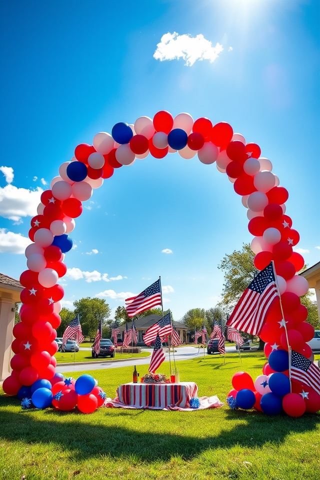 patriotic balloon decoration ideas