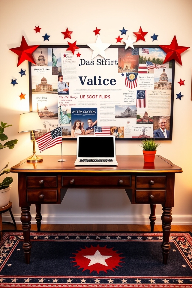 patriotic vision board activity