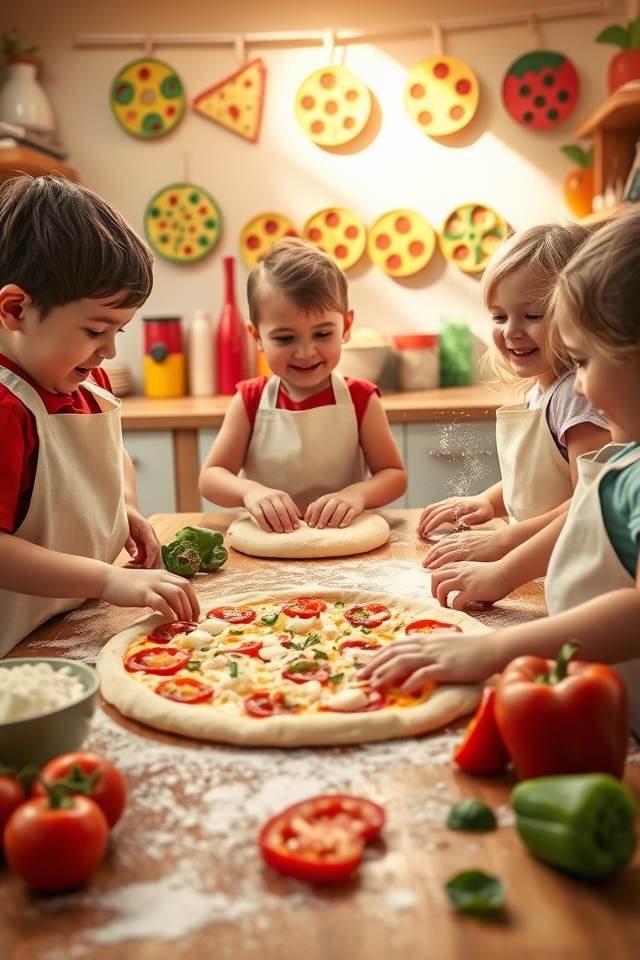 pizza themed crafts for kids