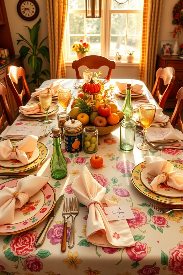 playful unique table settings