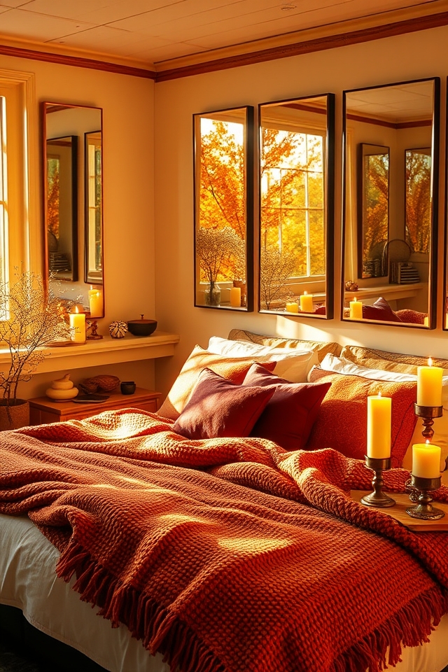reflective warmth in autumn
