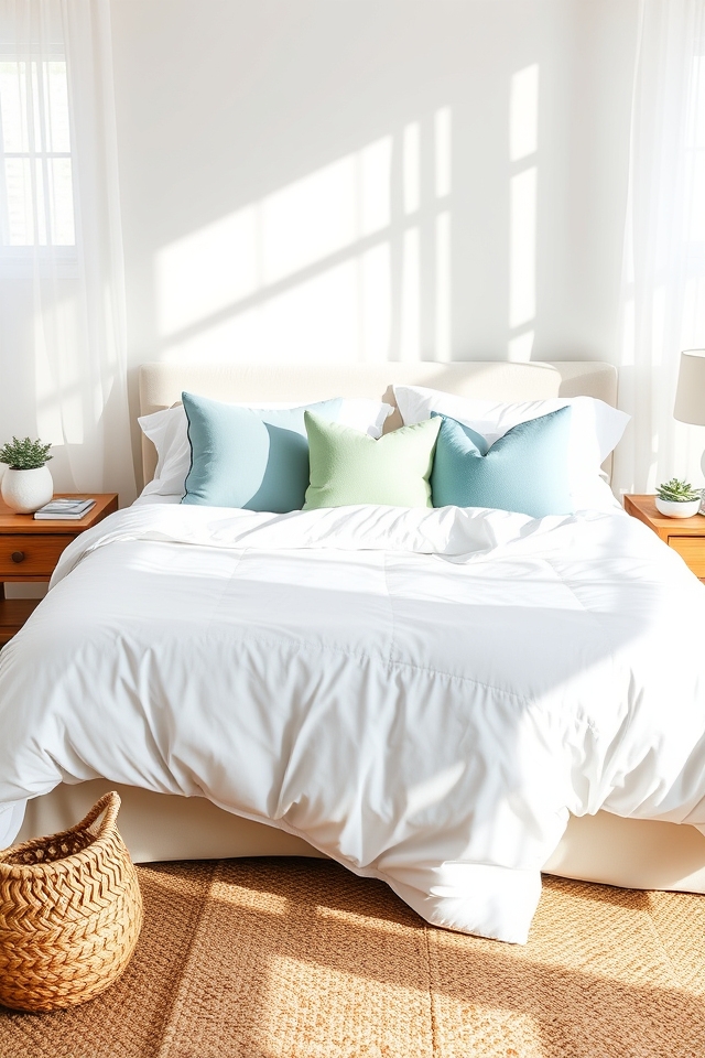 refresh bedroom bedding style