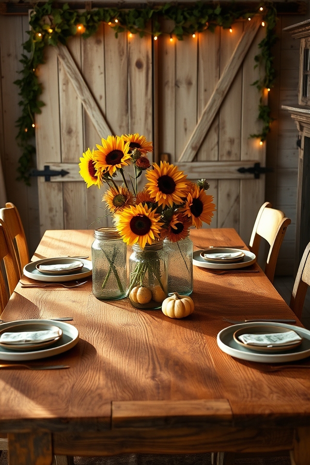 repurposed decor for dining