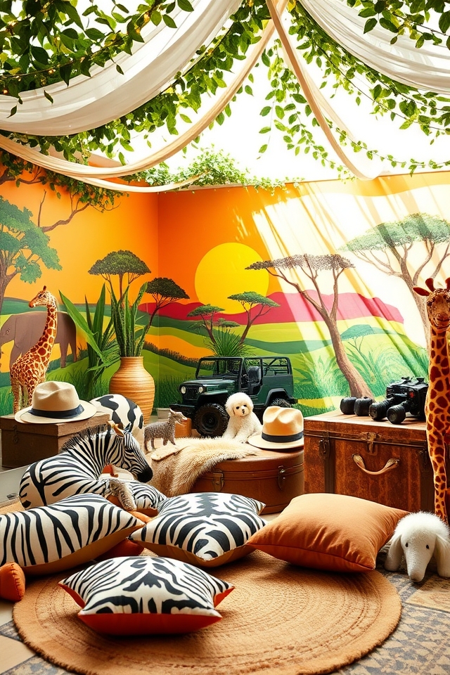 safari themed room transformation