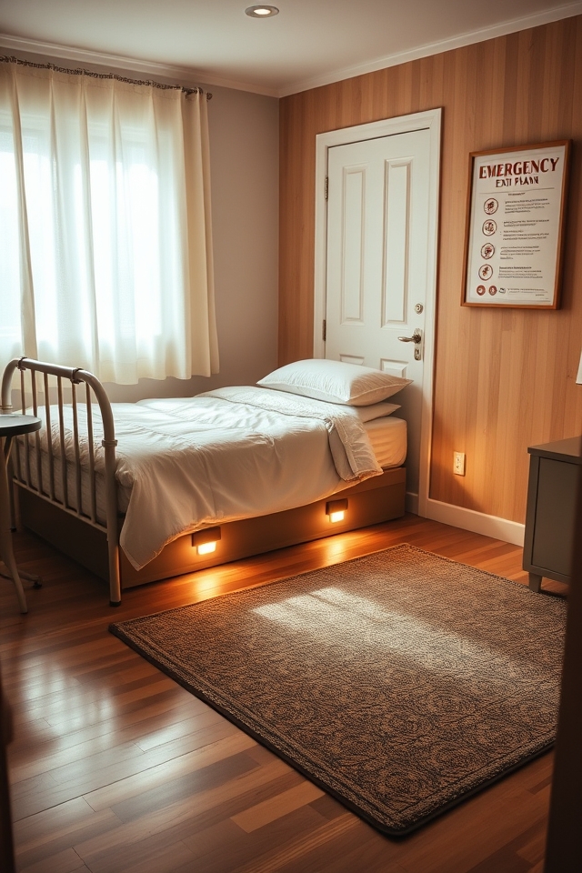 safe bedroom emergency preparedness