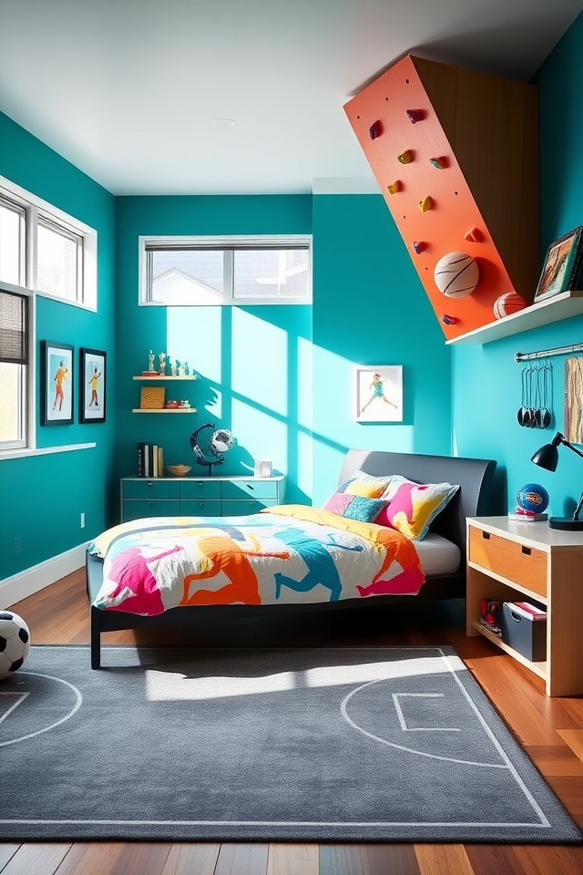 sporty active lifestyle decor