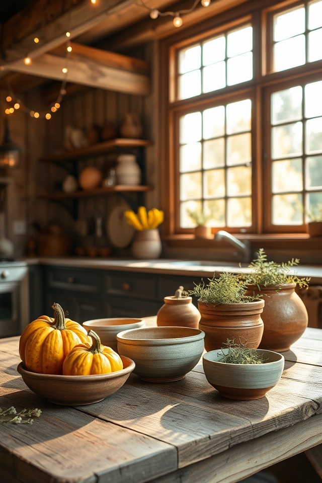unique artisanal rustic pottery